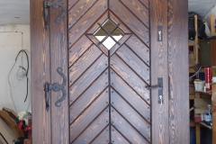 drzwi drewniane klasyczne - jodełka