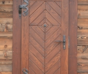 drzwi rustykalne jodełka